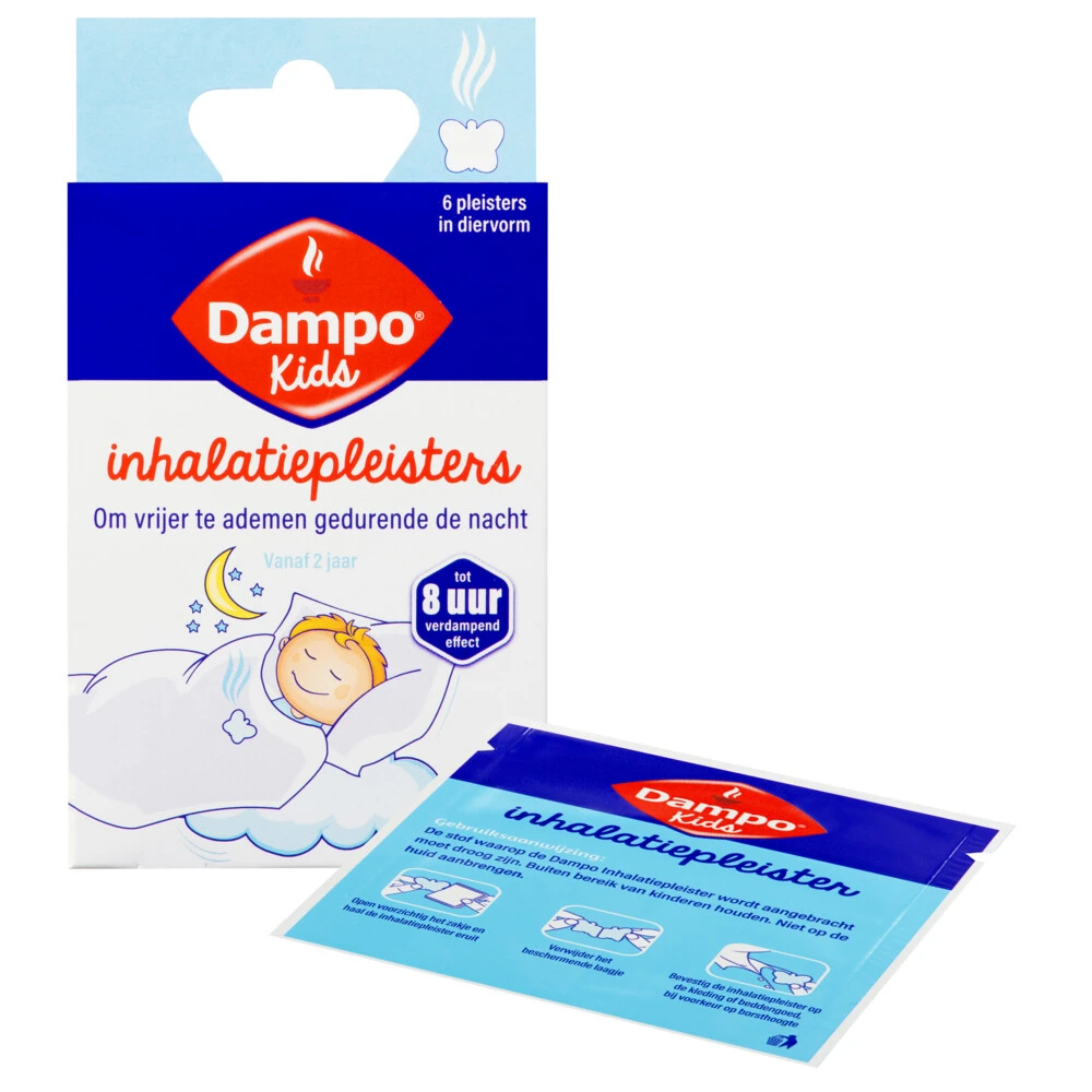 3x Dampo Inhalatiepleisters 2 3x Dampo Inhalatiepleisters - Afbeelding 2