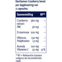 Davitamon Cranberry -Gezondheidszorg Leveringen 1008789 4