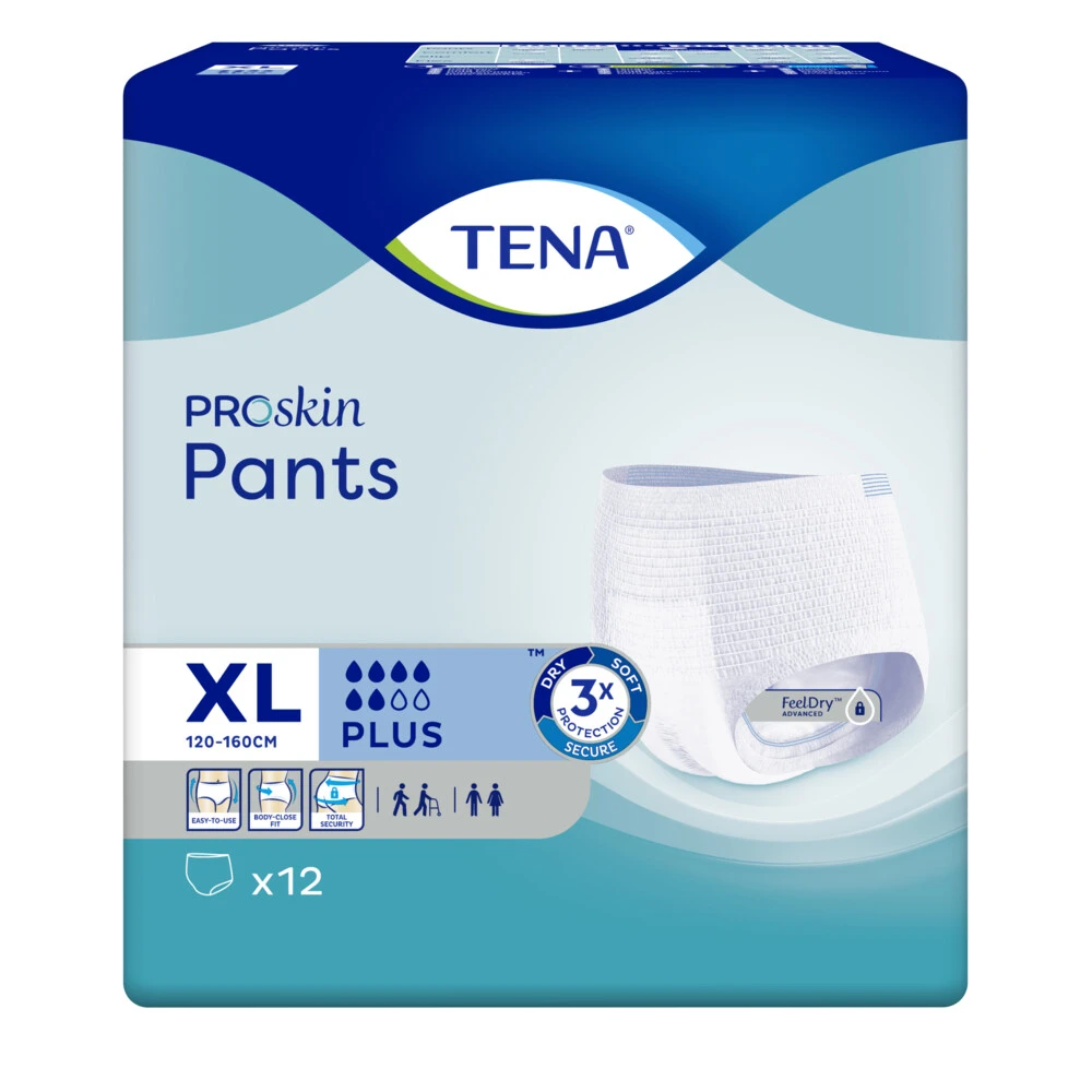 3x TENA Pants Plus ProSkin Extra Large 2 3x TENA Pants Plus ProSkin Extra Large - Afbeelding 2