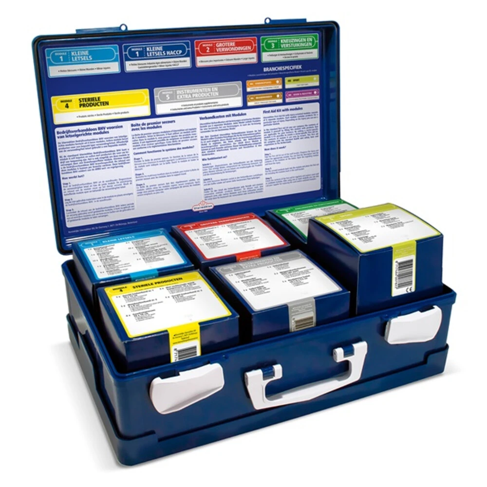 HeltiQ BHV Verbanddoos Modulair Sport Oranje 3 HeltiQ BHV Verbanddoos Modulair Sport Oranje - Afbeelding 3