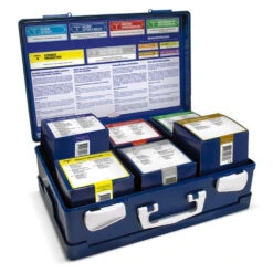 3x HeltiQ BHV Verbanddoos Modulair HACCP Oranje -Gezondheidszorg Leveringen 1014570 3