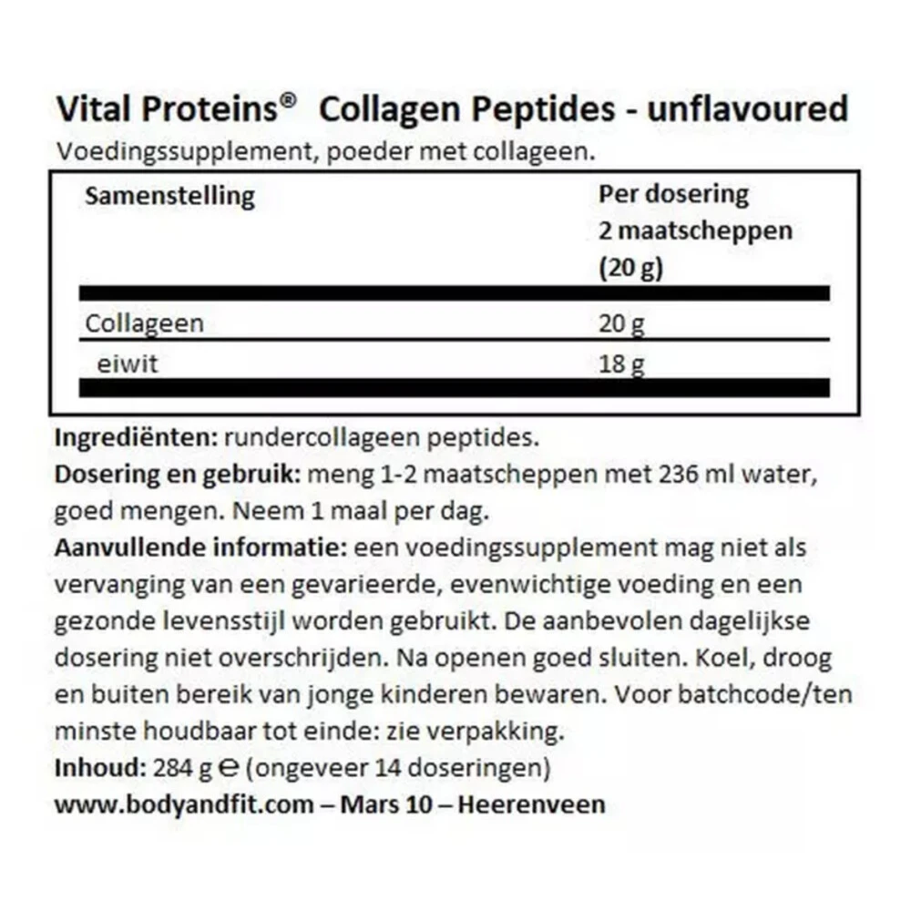 Vital Proteins Collageen Peptiden 4 Vital Proteins Collageen Peptiden - Afbeelding 4