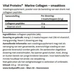 3x Vital Proteins Marine Collageen 7 3x Vital Proteins Marine Collageen -Gezondheidszorg Leveringen 1016641 4 1