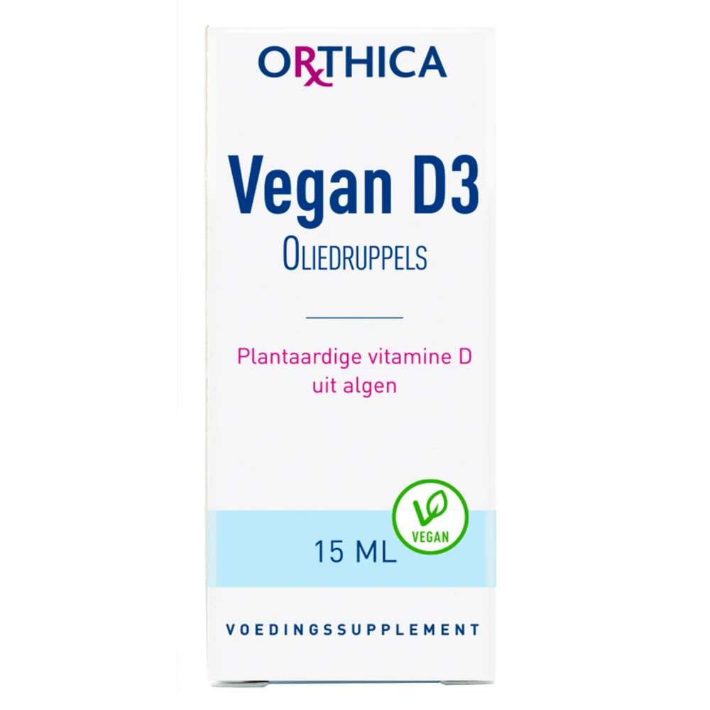 Orthica Vegan D3 Oliedruppels 1 Orthica Vegan D3 Oliedruppels