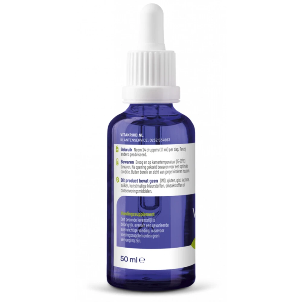 Vitakruid Vegan Omega-3 Algenolie 2 Vitakruid Vegan Omega-3 Algenolie - Afbeelding 2