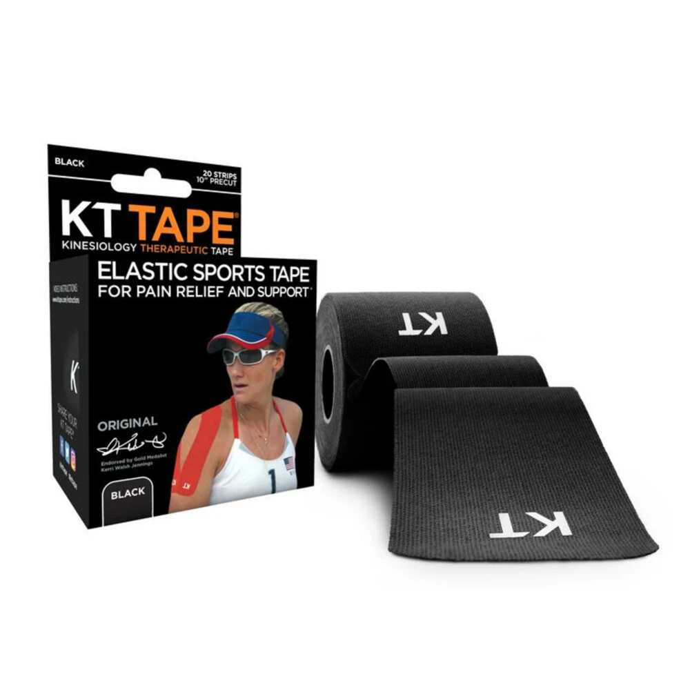 KT Tape Original Strips Zwart 2 KT Tape Original Strips Zwart - Afbeelding 2