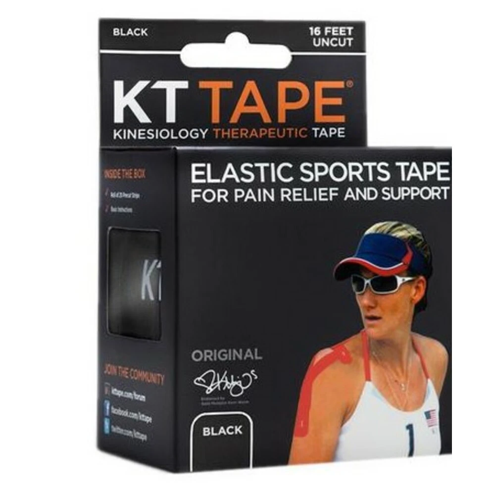 KT Tape Original Rol Zwart 1 KT Tape Original Rol Zwart