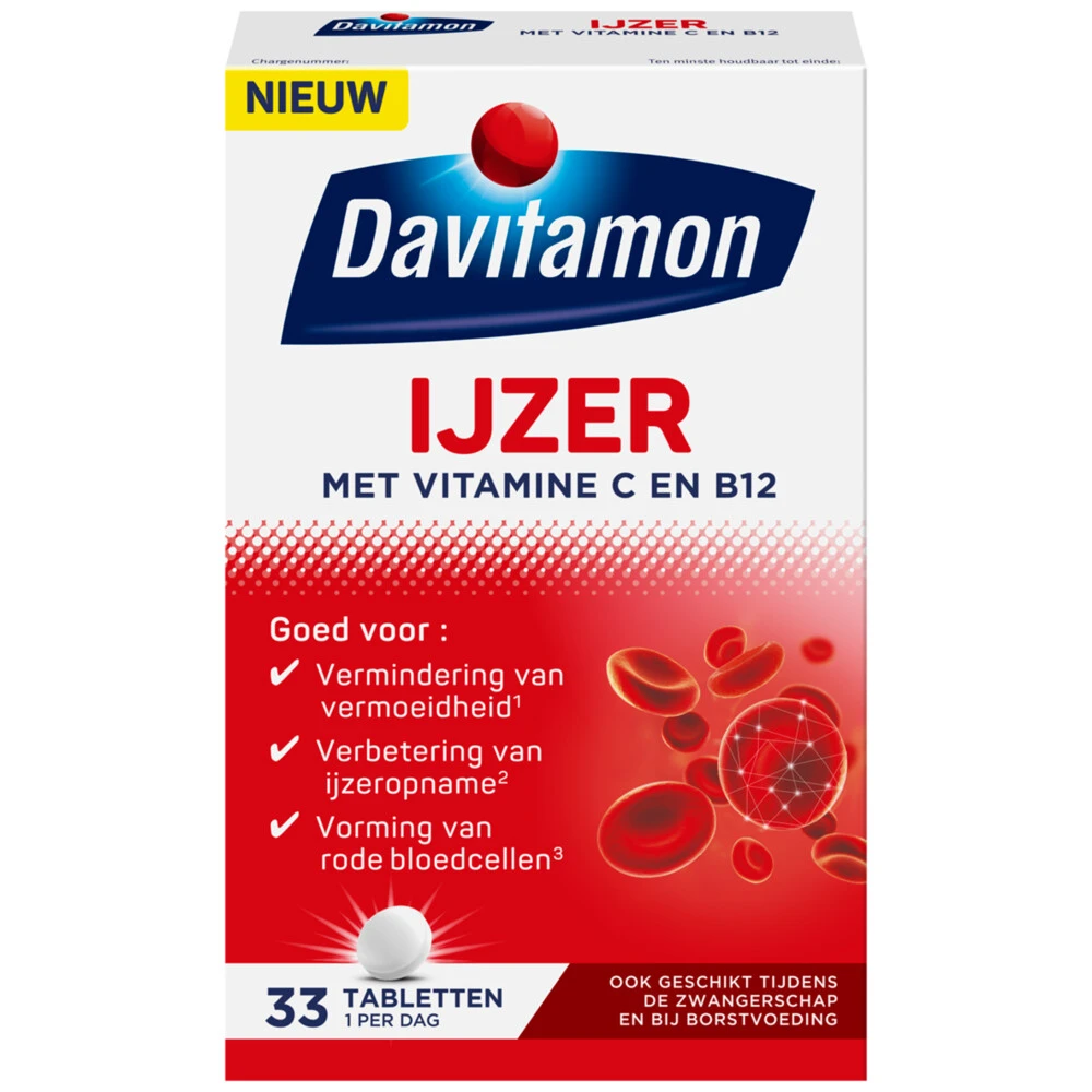 2x Davitamon IJzer Met Vitamine B12 1 2x Davitamon IJzer Met Vitamine B12