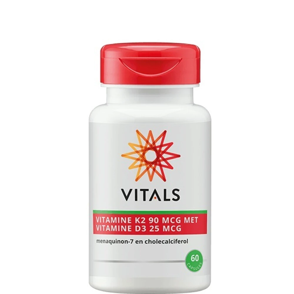 Vitals Vitamine K2 90 Mcg&Vitamine D3 25 Mcg 1 Vitals Vitamine K2 90 Mcg&Vitamine D3 25 Mcg