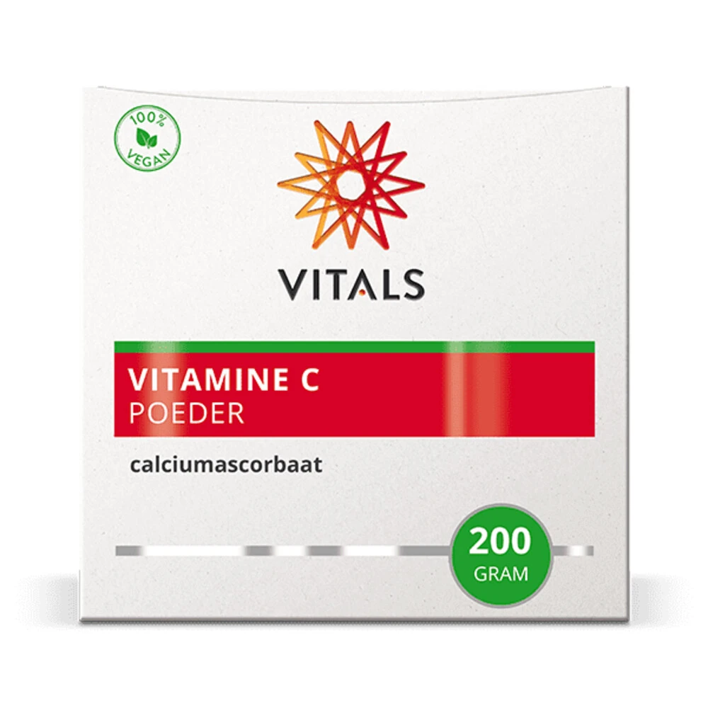 Vitals Vitamine C Poeder Calcium Ascorbaat 2 Vitals Vitamine C Poeder Calcium Ascorbaat - Afbeelding 2