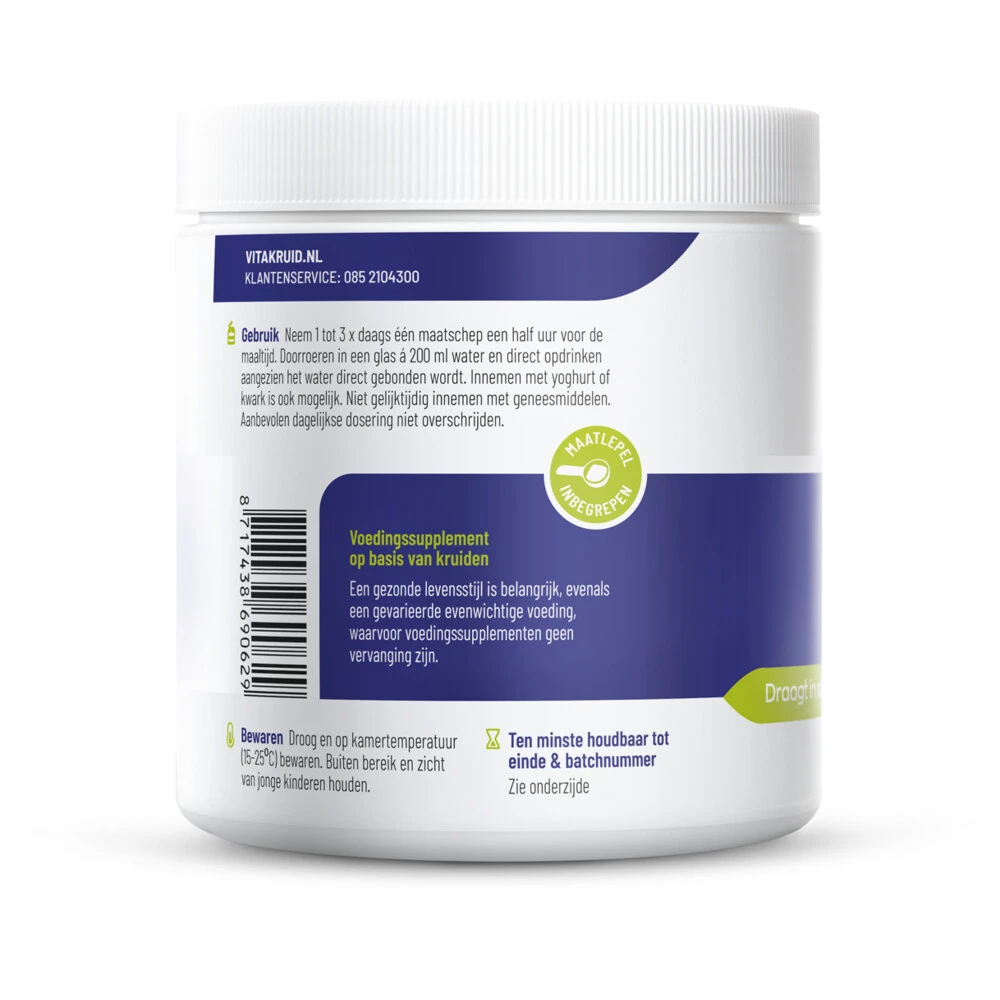 Vitakruid Psyllium Glucomann 2 Vitakruid Psyllium Glucomann - Afbeelding 2