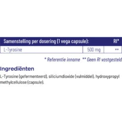 Vitakruid L-Tyrosine 500 -Gezondheidszorg Leveringen 1023992 4