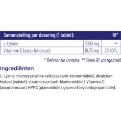 Vitakruid L-Lysine 1000 Mg 8 Vitakruid L-Lysine 1000 Mg -Gezondheidszorg Leveringen 1023993 4