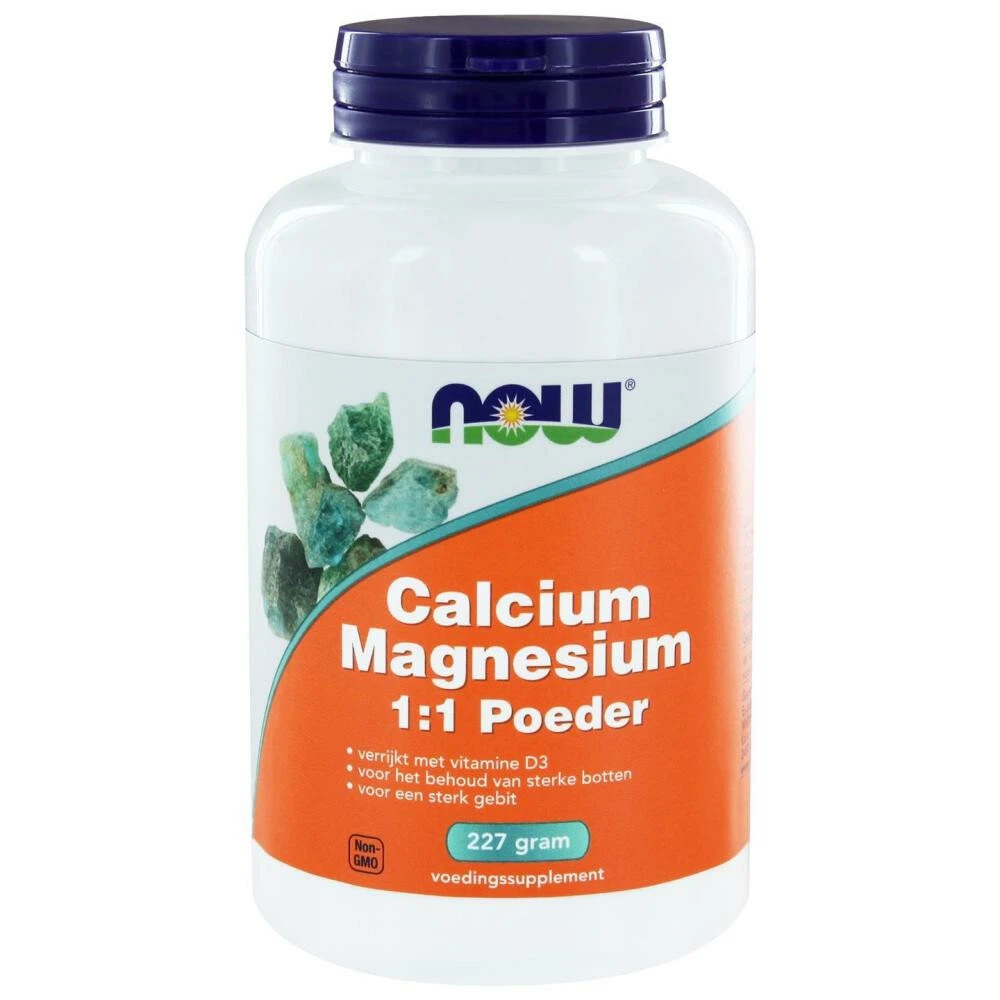 NOW Calcium Magnesium Poeder 1 NOW Calcium Magnesium Poeder