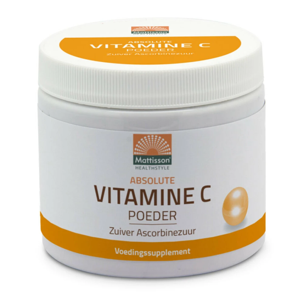 Mattisson Vitamine C Poeder Ascorbinezuur 1 Mattisson Vitamine C Poeder Ascorbinezuur