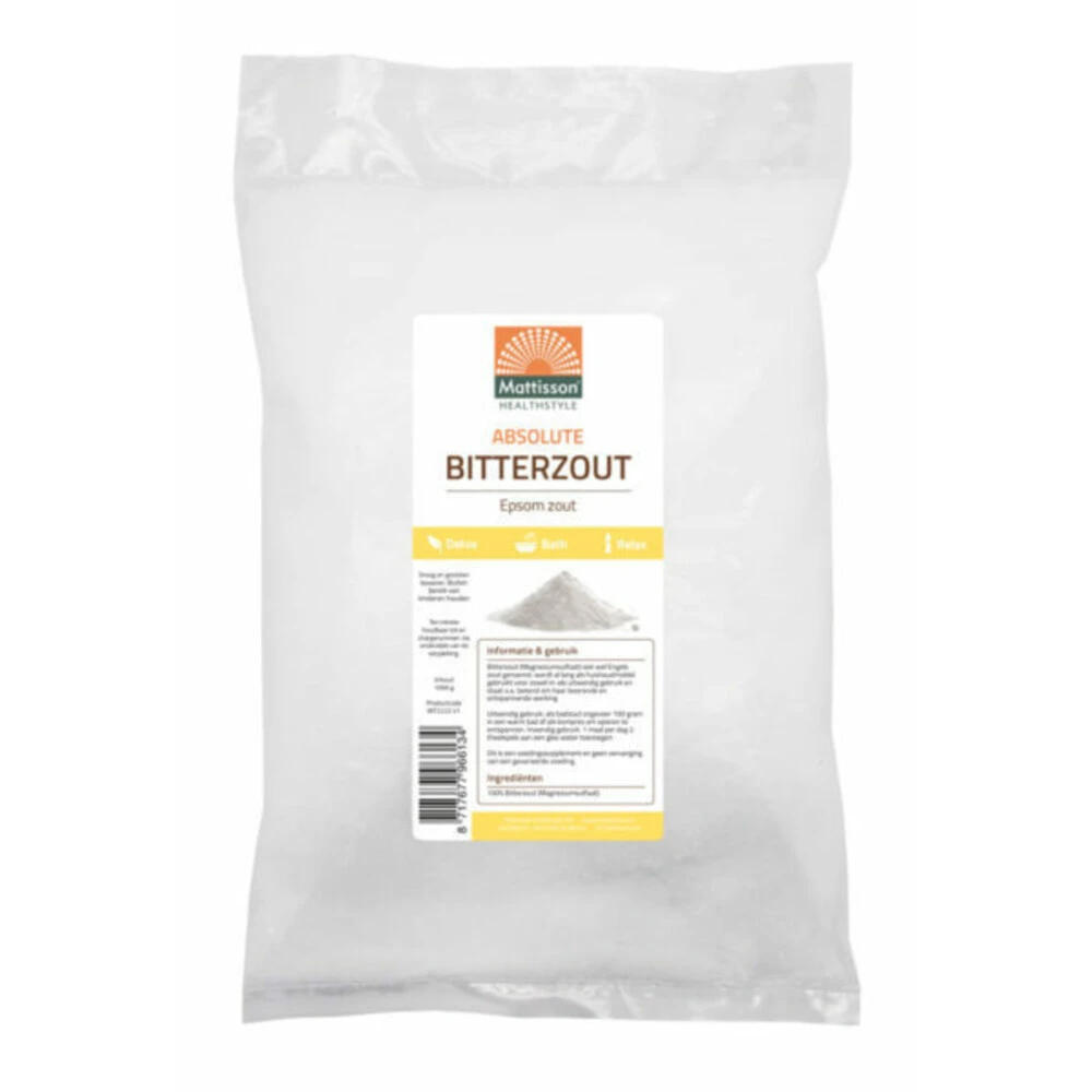 3x Mattisson Bitterzout Epsom Navulling 1 3x Mattisson Bitterzout Epsom Navulling