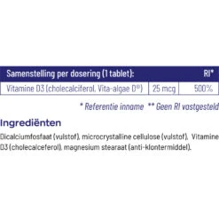 Vitakruid Vitamine D3 25 Mcg Vegan 8 Vitakruid Vitamine D3 25 Mcg Vegan -Gezondheidszorg Leveringen 1029933 4