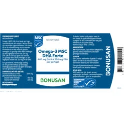Bonusan Omega 3 MSC DHA Forte -Gezondheidszorg Leveringen 1033018 3