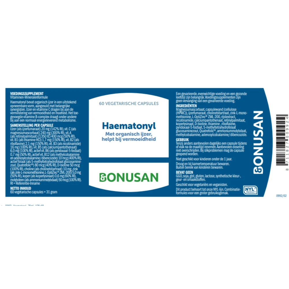 Bonusan Haematonyl 4 Bonusan Haematonyl - Afbeelding 4