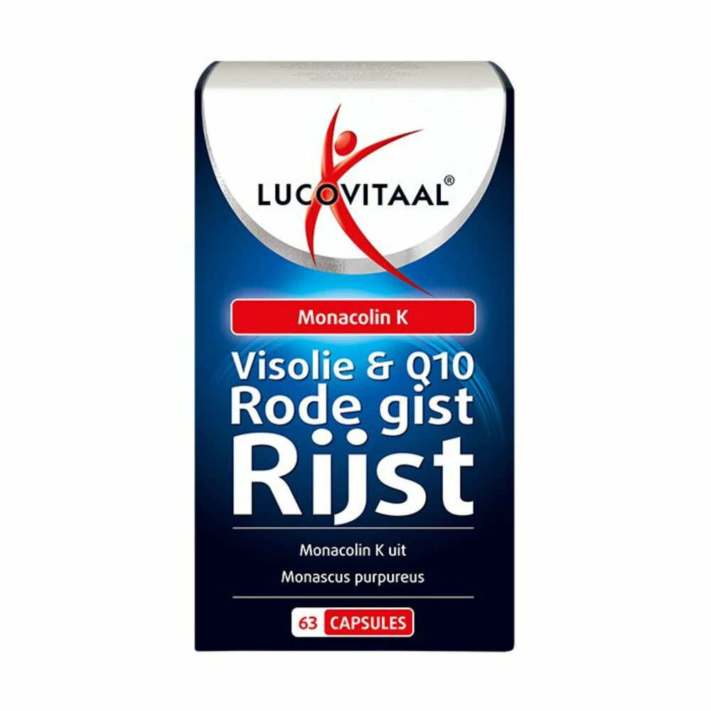 Lucovitaal Rode Gist Rijst Met Visolie En Q10 1 Lucovitaal Rode Gist Rijst Met Visolie En Q10