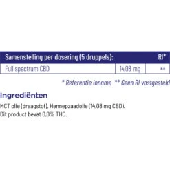 Vitakruid CBD Olie 10% Full Spectrum -Gezondheidszorg Leveringen 1050588 4