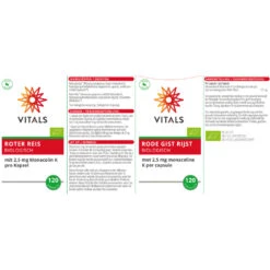 Vitals Rode Gist Rijst Bio 5 Vitals Rode Gist Rijst Bio -Gezondheidszorg Leveringen 1054492 3