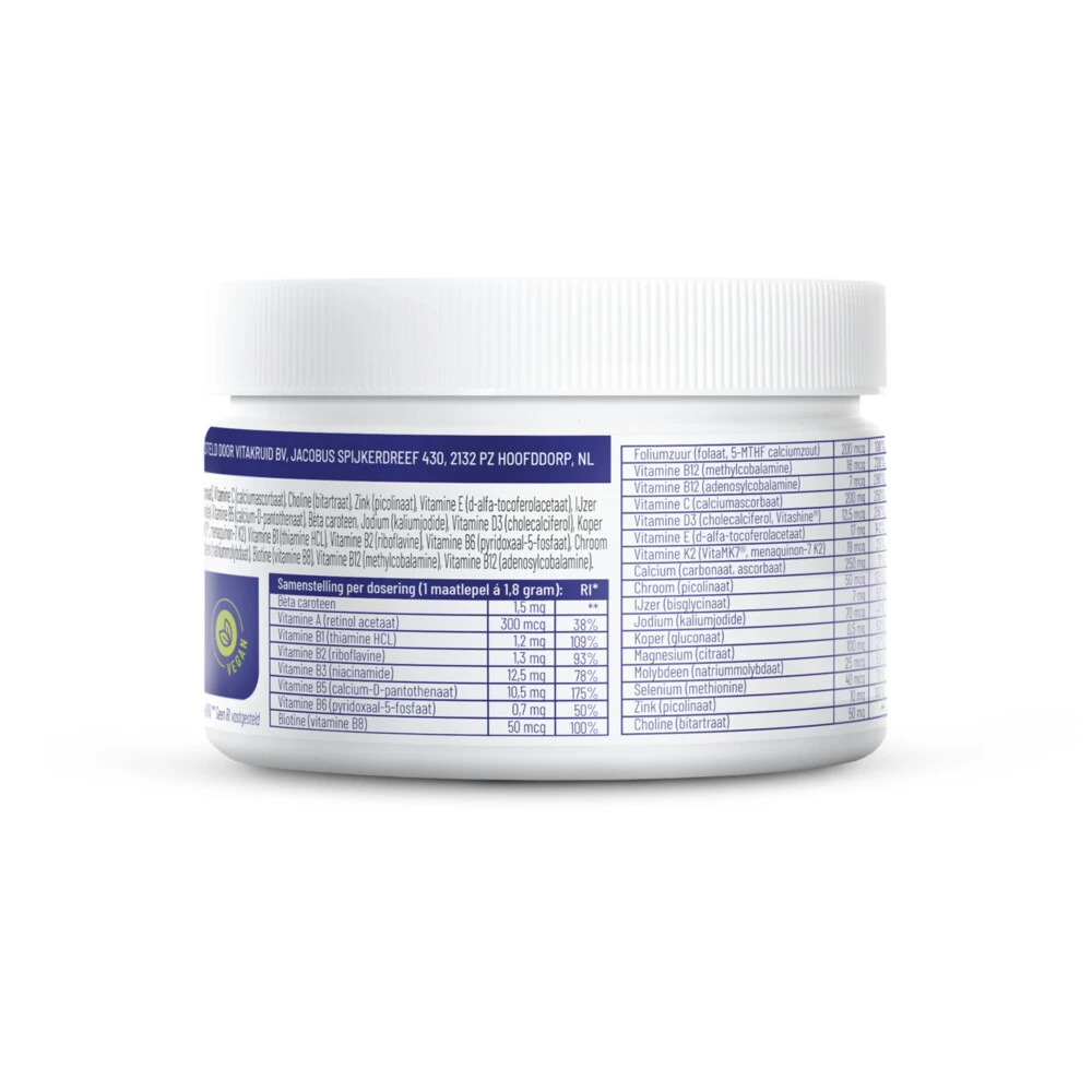 Vitakruid Multi Basis Poeder 3 Vitakruid Multi Basis Poeder - Afbeelding 3