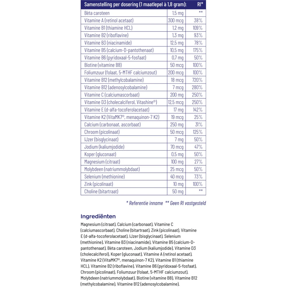 Vitakruid Multi Basis Poeder 4 Vitakruid Multi Basis Poeder - Afbeelding 4
