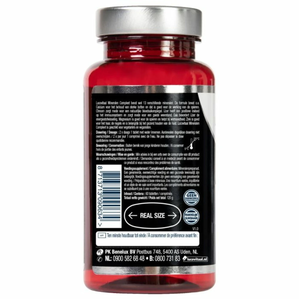 3x Lucovitaal Mineralen Compleet 3 3x Lucovitaal Mineralen Compleet - Afbeelding 3