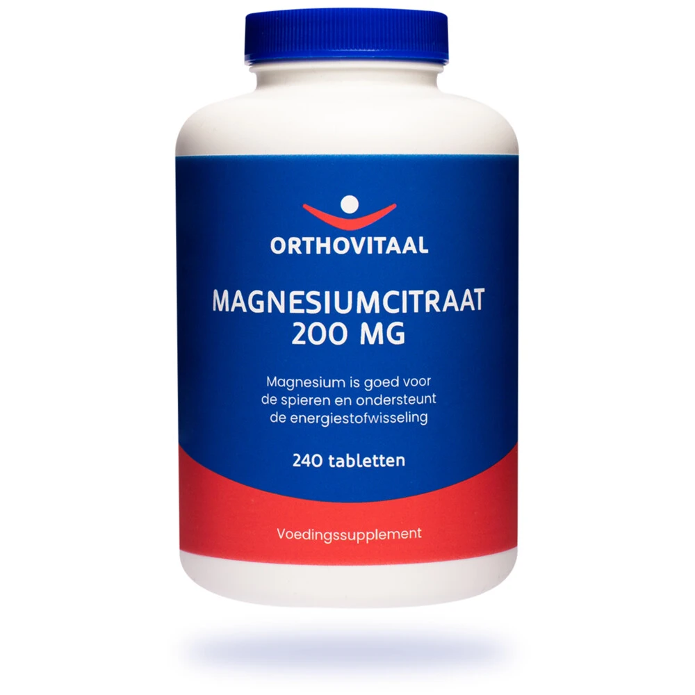 Orthovitaal Magnesiumcitraat 200mg 1 Orthovitaal Magnesiumcitraat 200mg
