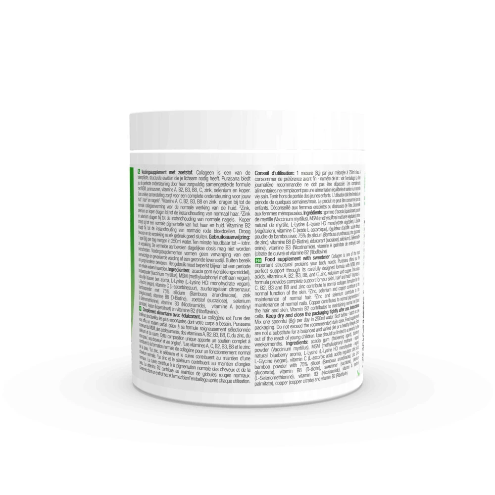 Purasana Vegan Collageen Booster 2 Purasana Vegan Collageen Booster - Afbeelding 2