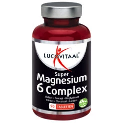 3x Lucovitaal Magnesium Super 6 Complex