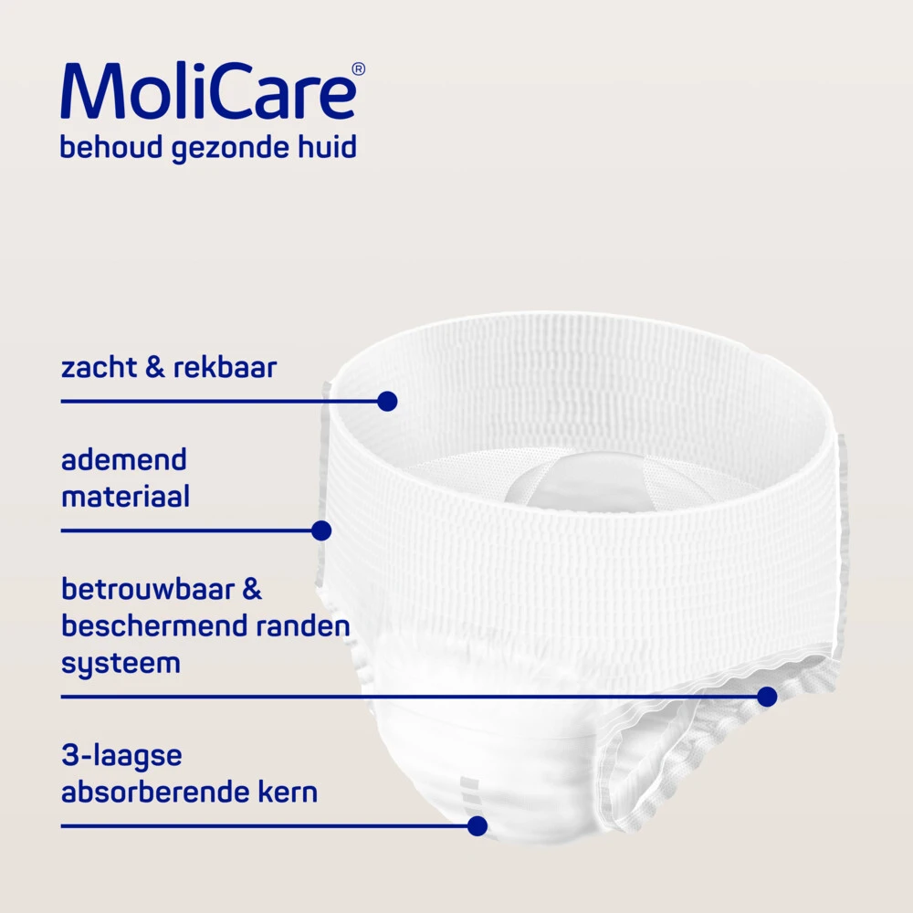 4x Molicare Premium Mobile 8 Druppels Medium 2015 Ml Absorptie 2 4x Molicare Premium Mobile 8 Druppels Medium 2015 Ml Absorptie - Afbeelding 2