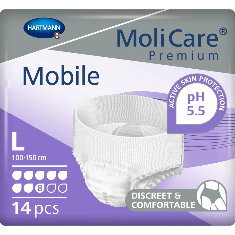 Molicare Premium Mobile 8 Druppels Large 2015 Ml Absorptie 1 Molicare Premium Mobile 8 Druppels Large 2015 Ml Absorptie