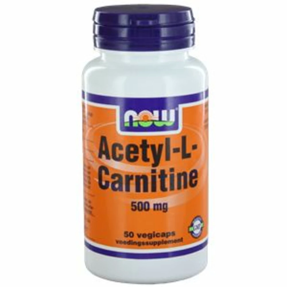 NOW Acetyl L Carnitine 500mg 1 NOW Acetyl L Carnitine 500mg