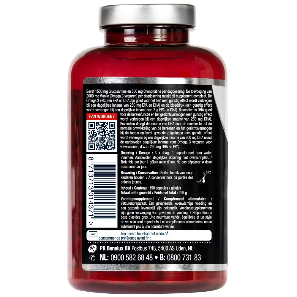 Lucovitaal Glucosamine Chondroitine Visolie 4 Lucovitaal Glucosamine Chondroitine Visolie - Afbeelding 4