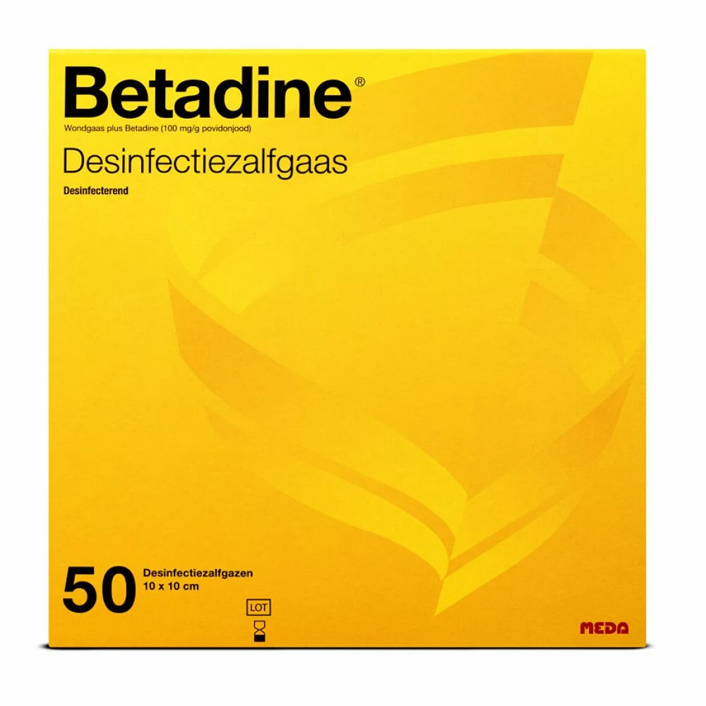 Betadine Desinfectiezalfgaas 1 Betadine Desinfectiezalfgaas