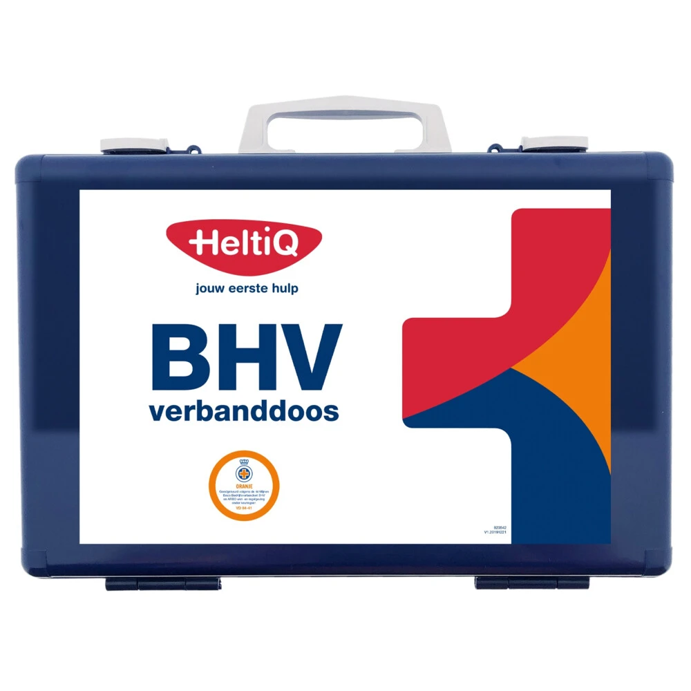 3x HeltiQ BHV Verbanddoos Modulair Blauw 1 3x HeltiQ BHV Verbanddoos Modulair Blauw