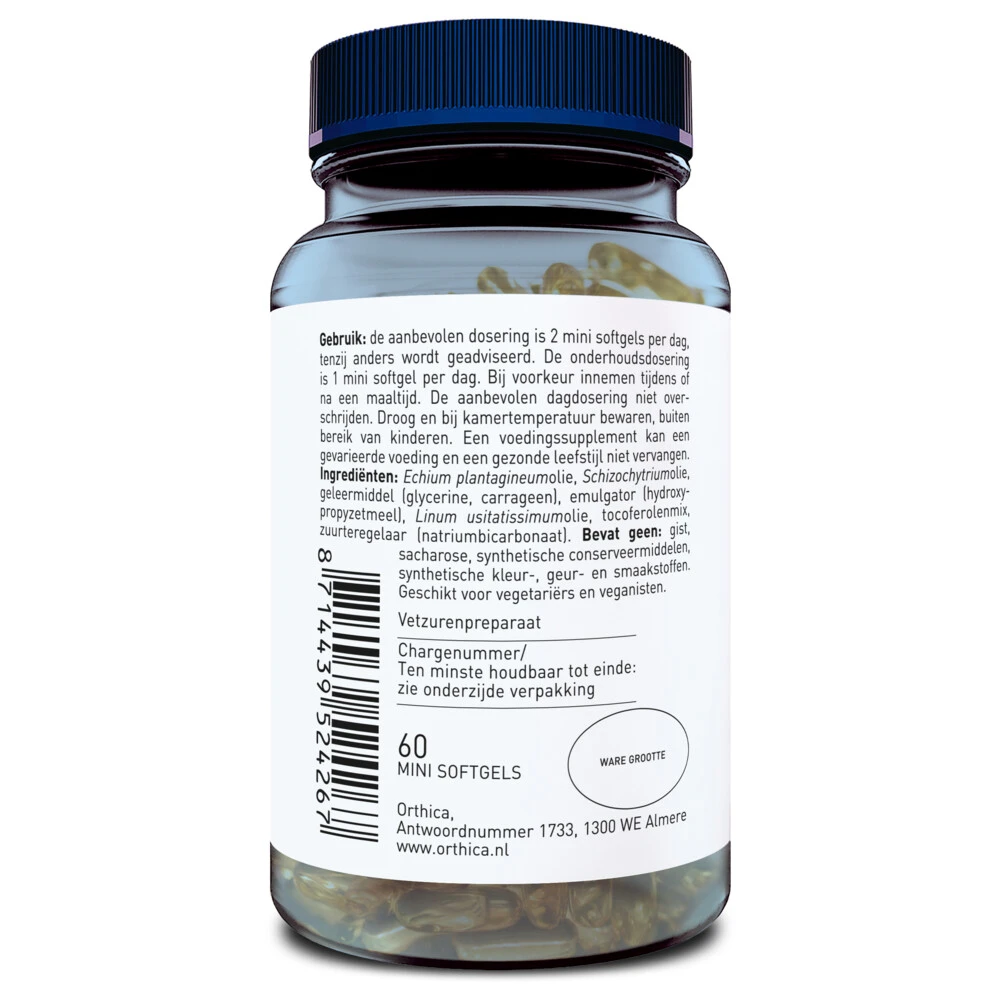 Orthica Omega 3 Vegan 3 Orthica Omega 3 Vegan - Afbeelding 3