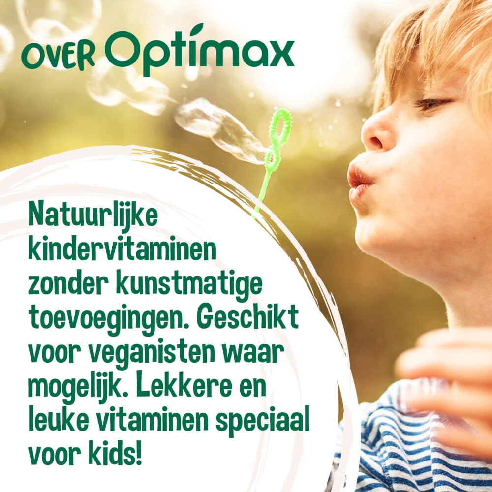 Optimax Kinder Multivitamine Vanille 2 Optimax Kinder Multivitamine Vanille - Afbeelding 2