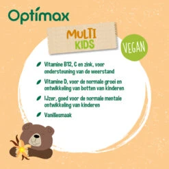 Optimax Kinder Multivitamine Vanille 7 Optimax Kinder Multivitamine Vanille -Gezondheidszorg Leveringen 740312 4