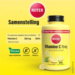 Roter Vitamine C 70 Mg Citroen -Gezondheidszorg Leveringen 760550 3