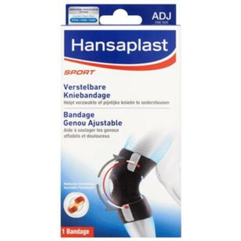 Hansaplast Sport Verstelbare Neopreen Kniebandage 1 Hansaplast Sport Verstelbare Neopreen Kniebandage