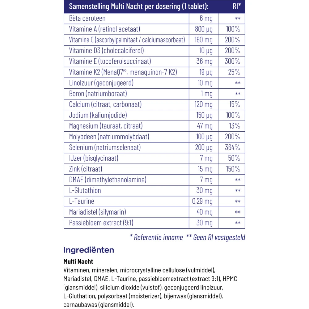 Vitakruid Multi Nacht 4 Vitakruid Multi Nacht - Afbeelding 4