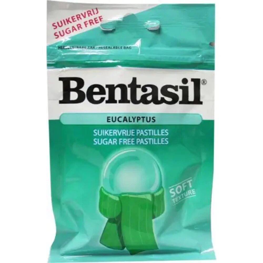 6x Bentasil Keelpastilles Eucalyptus 1 6x Bentasil Keelpastilles Eucalyptus
