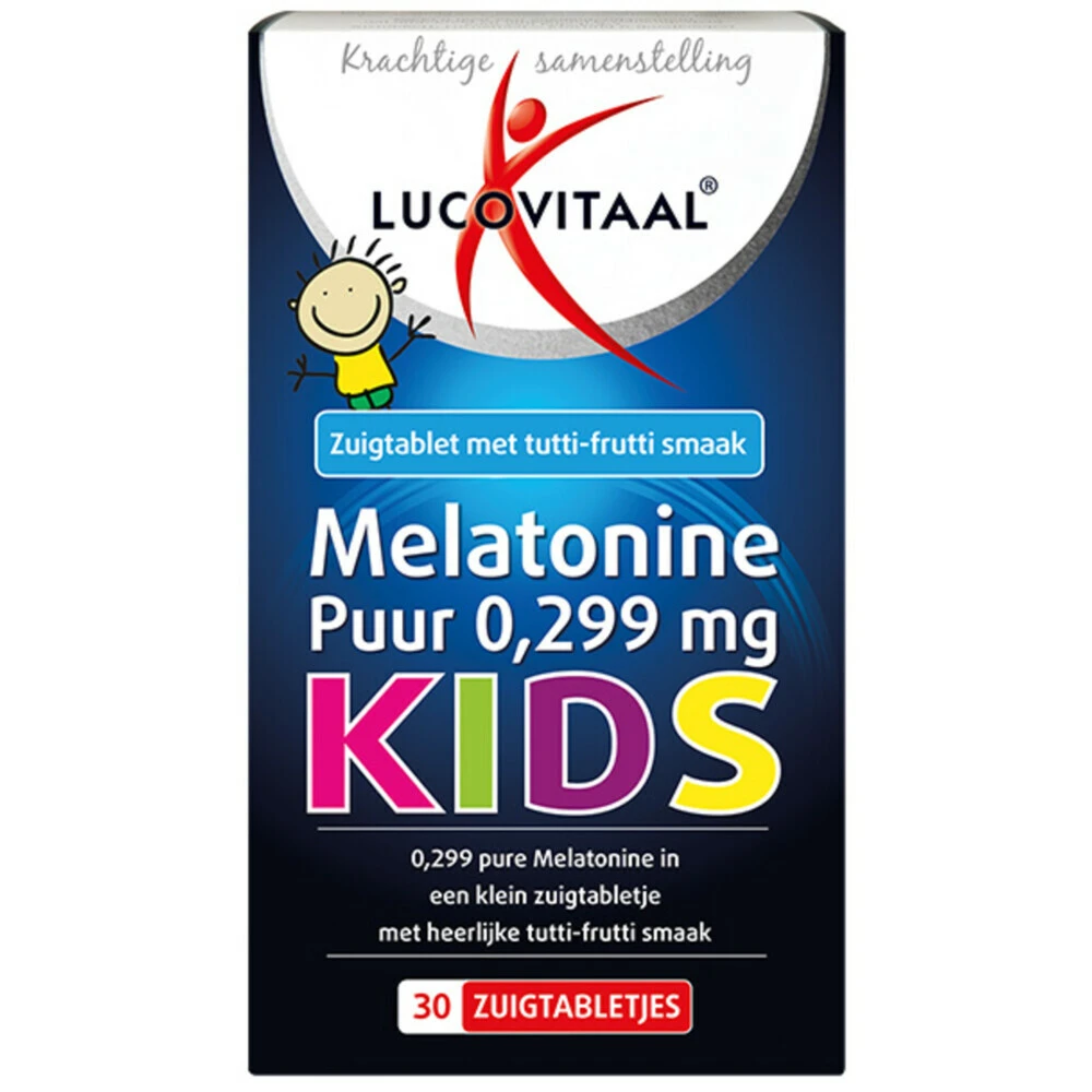 3x Lucovitaal Melatonine Puur Kids 1 3x Lucovitaal Melatonine Puur Kids