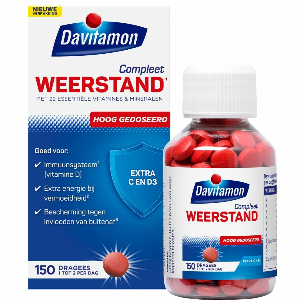 2x Davitamon Compleet Weerstand Forte 2 2x Davitamon Compleet Weerstand Forte - Afbeelding 2