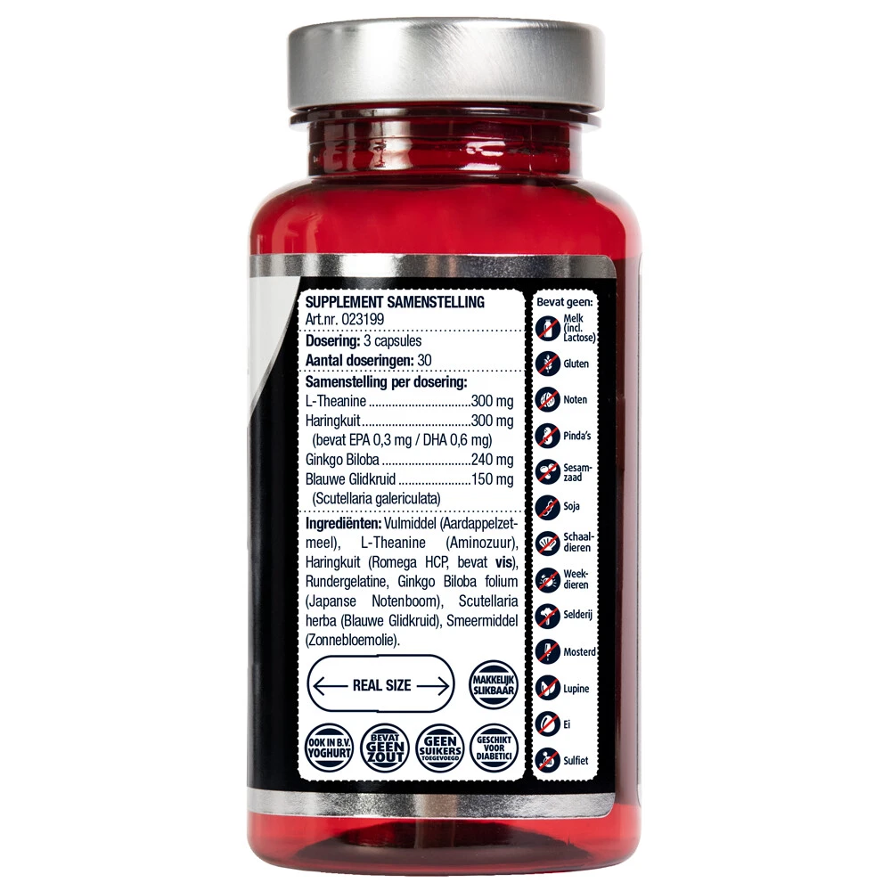Lucovitaal L-theanine Omega 3 2 Lucovitaal L-theanine Omega 3 - Afbeelding 2