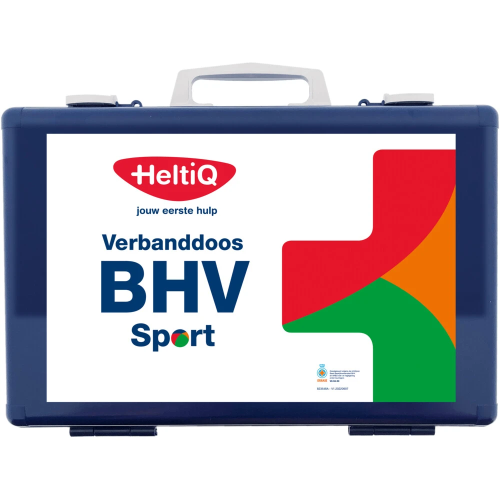 HeltiQ BHV Verbanddoos Modulair Sport Blauw 1 HeltiQ BHV Verbanddoos Modulair Sport Blauw