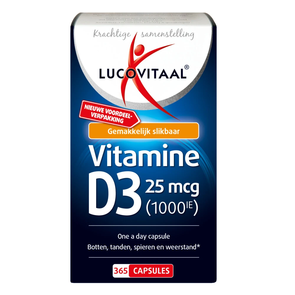 Lucovitaal Vitamine D3 25mcg 1 Lucovitaal Vitamine D3 25mcg